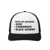 Keys To Success God Confidence Black Women Hat 1 2