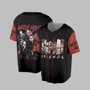 2025 Halloween Friend Horror Movie Jersey 1 1