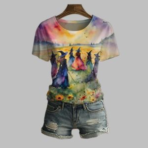 2025 Halloween Midsummer Witches Gather T Shirt 1 1