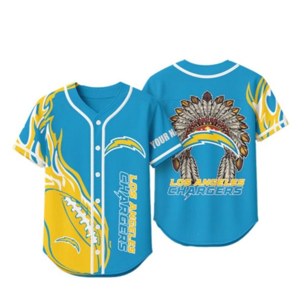 LA Chargers Native American Jersey 2025 1 2