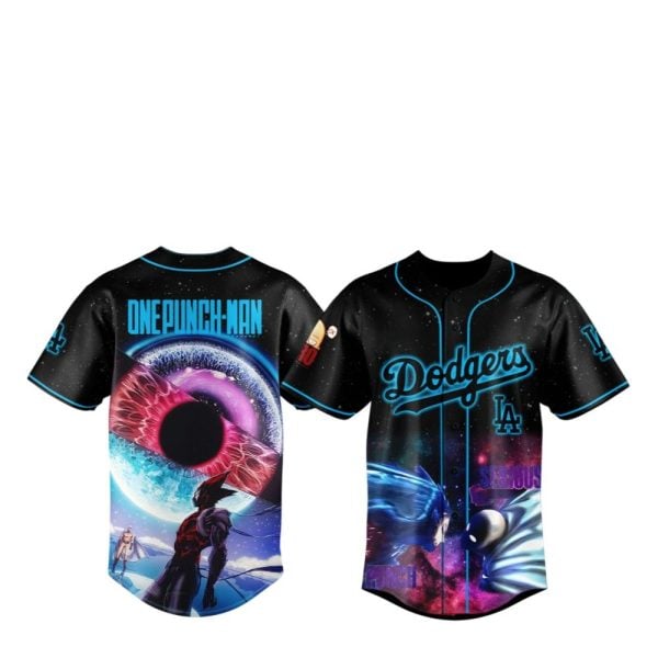 LA Dodgers One Punch Man Jersey 2025 1 2