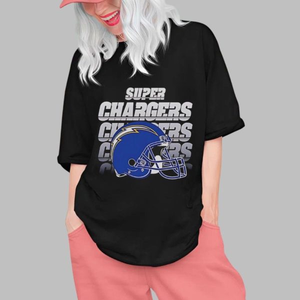 Ladd McConkey Super Chargers Shirt 2025 0 1