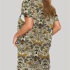 Large Scale Natural Habitat of Bees and Moths Wild Grass And Flowers Pajama Set 3