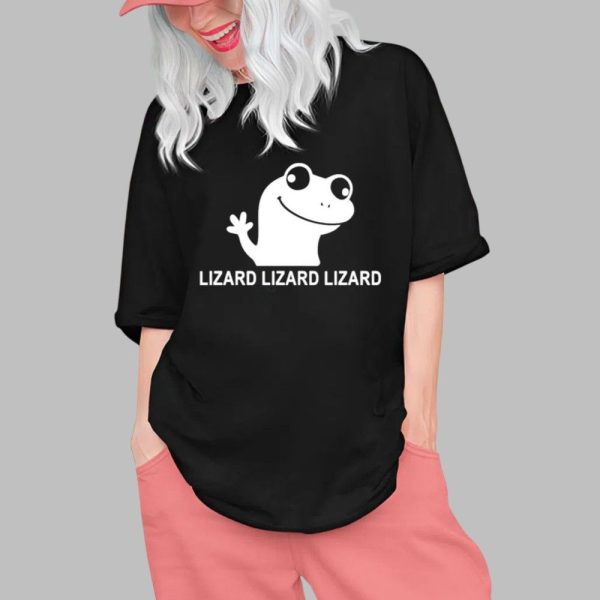 Lizard Lizard Lizard Funny Meme Shirt 0 1