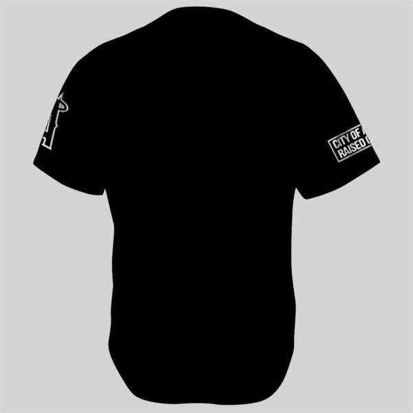 Los Angeles Angels Gothic Black Edition Jersey 3