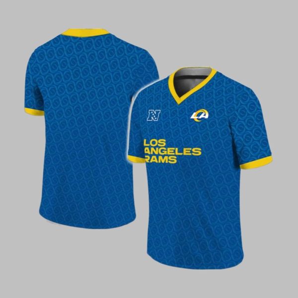 Los Angeles Rams Soccer Football Jersey 2025 1 1