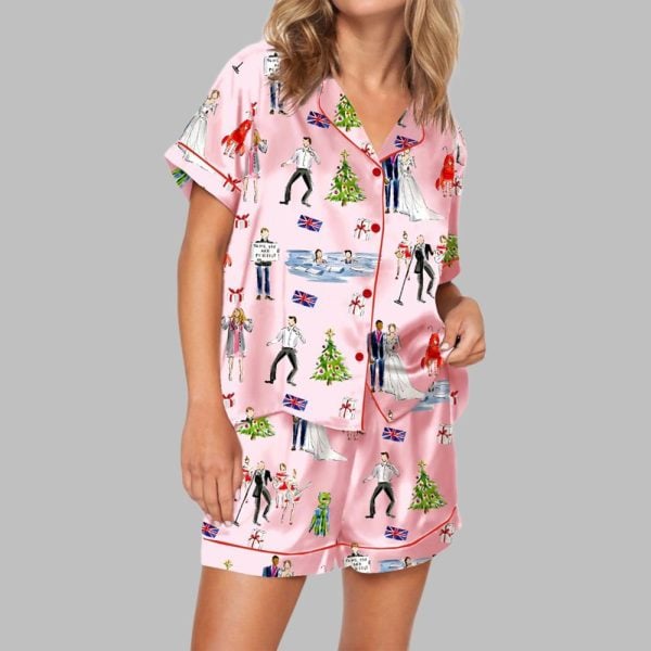 Love Actually Christmas Pajama Set For Women 1