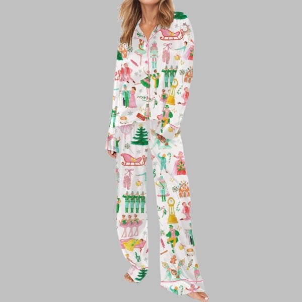 Lovely Nutcracker Christmas Pajama Set 2