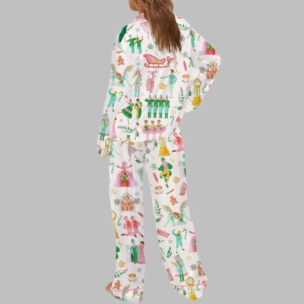 Lovely Nutcracker Christmas Pajama Set 3