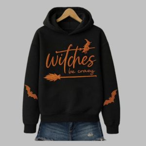 2025 Halloween Withches Be Crazy Printed Hoode 1 1