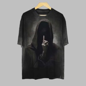 2025 Halloween Men's Grim Reaper Dark Horror Print T-Shirt