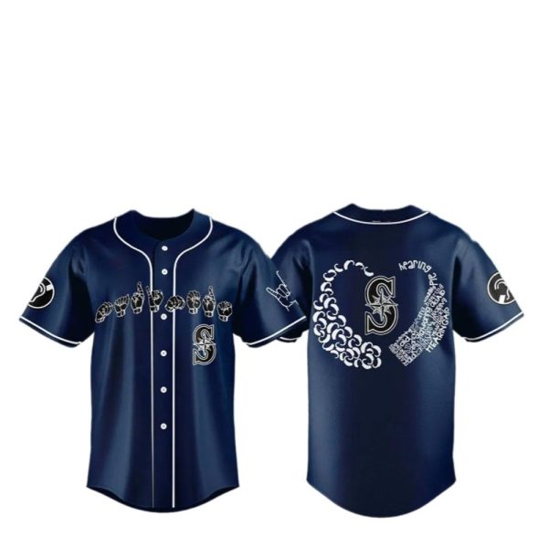 Mariners Deaf And Hard of Hearing Awareness Day 2025 Jersey 1 2
