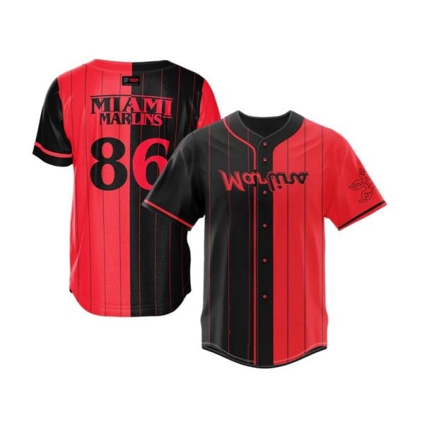 Marlins Stranger Things Jersey 2025 Giveaway 1 2
