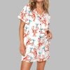Martini Lobster Pajama Set For Women 6 Martini Lobster Pajama Set For Women 1