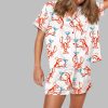Martini Lobster Pajama Set For Women 4 Martini Lobster Pajama Set For Women 2