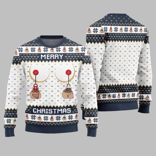 Merry Christmas Humorous Ugly Sweater Christmas 2025 4