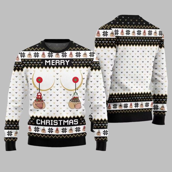 Merry Christmas Humorous Ugly Sweater Christmas 2025 5