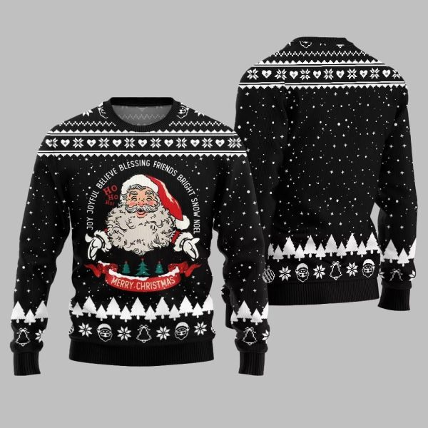 Merry Christmas Santa Ugly Sweater Christmas 2025 4