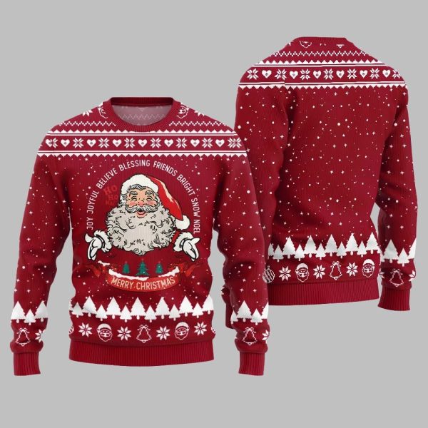 Merry Christmas Santa Ugly Sweater Christmas 2025 5