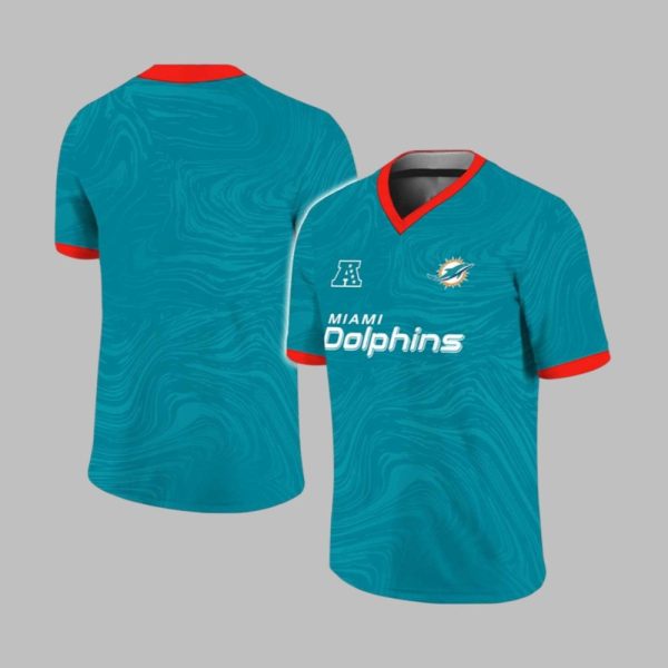 Miami Dolphins Soccer Football Jersey 2025 1 1