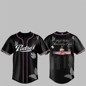 1 SD Padres Kali Uchis The Sincerely Tour Jersey 2025