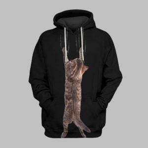 2025 Halloween SCRATCHING CAT Costume Hoodie 1 1