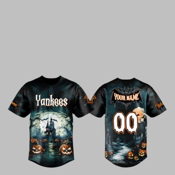 NY Yankees Happy Halloween 2025 Jersey