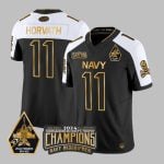 2025 Navy Midshipmen Commander-in-chief's Trophy Champions Jolly Rogers VFA-103 Horvath Jersey