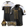 Navy Midshipmen Commander in chiefs Trophy Champions Jolly Rogers VFA 104 Horvath Jersey 1 2