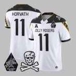 2025 Navy Midshipmen Jolly Rogers VFA-103 Horvath Jersey
