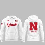 Nebraska Cornhuskers Softball Big Ten Hoodie 2025