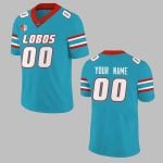New Mexico Lobos Turquoise Football Jersey 2025