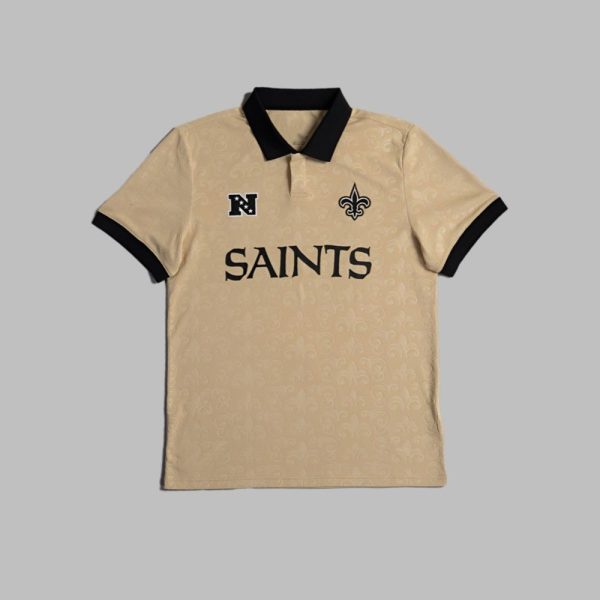 New Orleans Saints Soccer Football Jersey 2025 1 1