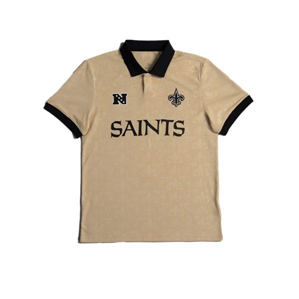 New Orleans Saints Soccer Football Jersey 2025 1 2