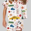 New York Travel Short Sleeve Pajama Set 3