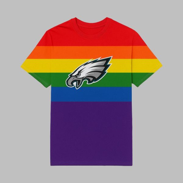 Nick Sirianni Eagles Rainbow Shirt 1
