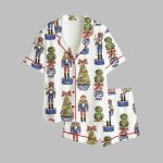 Nutcracker Topiary Christmas Tree Pajama Set