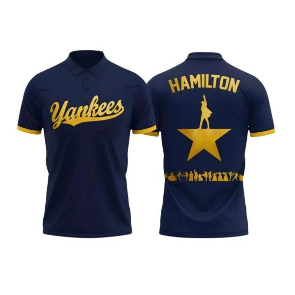 Ny Yankees Hamilton Night 2025 Polo Shirt 1 2