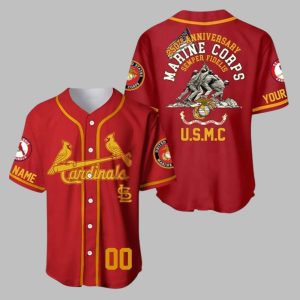 2025 Cardinals US Marine Corps 250th Year Anniversary Jersey