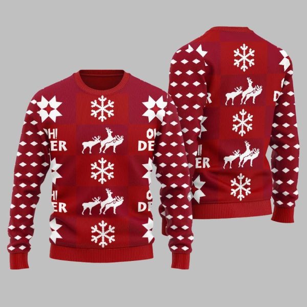 Oh Deer Ugly Sweater Christmas 2025 4