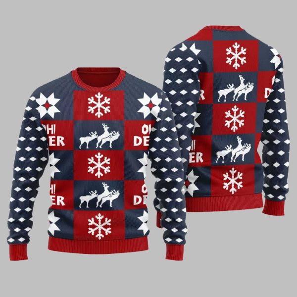 Oh Deer Ugly Sweater Christmas 2025 5