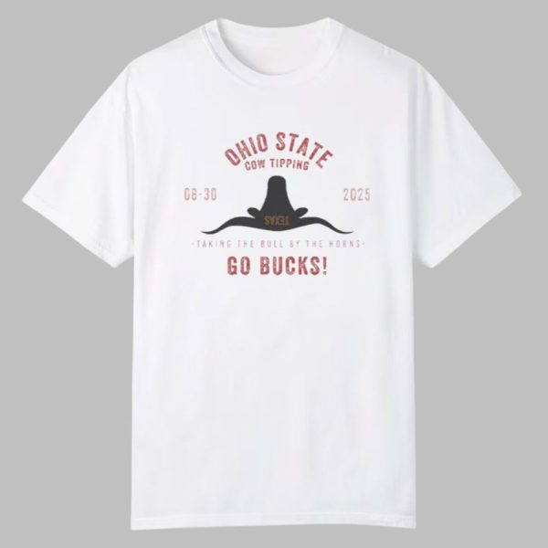 Ohio State Vs Texas Cow Tipping Football Game 2025 Shirt 0 0