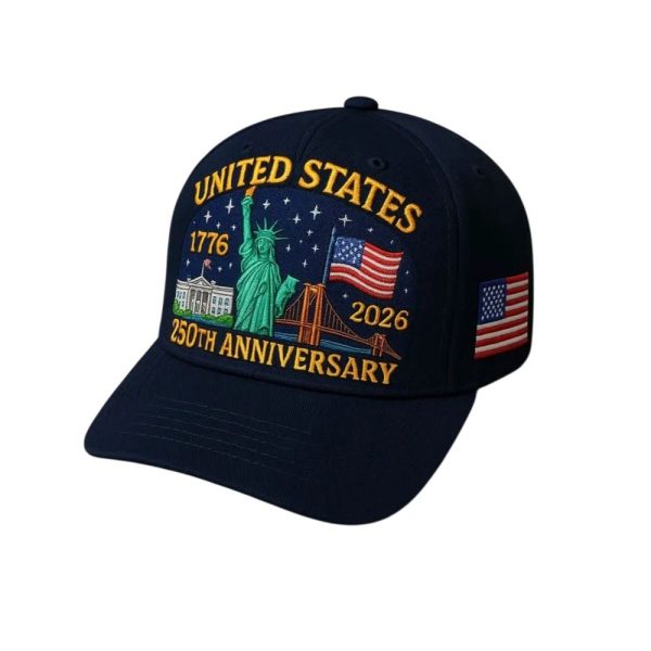 Patriots United States 1776 2026 250th Anniversary Hat 1 2