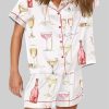 Pearls And Prosecco Bridal Shower Party Champagne Pajama Set 3