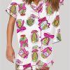 Pickle Lover Pink Bows Pajama Set 3