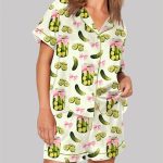 Pickles Coquette Cute Bow Pickle Jar Pajama Set