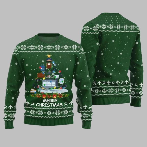 Pilot Merry Christmas Tree Ugly Sweater Christmas 2025 4