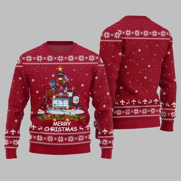 Pilot Merry Christmas Tree Ugly Sweater Christmas 2025 5