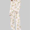 Pink Bow Martini Pajama Set For Women 2