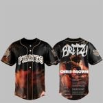 Pirates Chris Brown Breezy Bowl XX Stadium World Tour 2025 Jersey